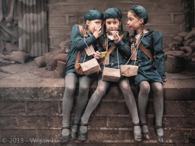 Evacuee Triplets by KT Allen Amateur Photography L&CPU Competition