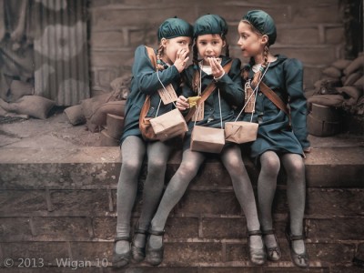 Evacuee Triplets by KT Allen Amateur Photography L&CPU Competition