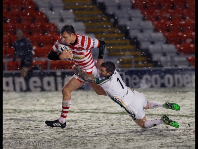 Snow Tackle by Maurice Jones Amateur Photography Club DPI Champions Warwick