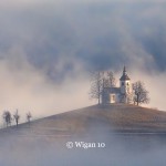 Kamlik Church in Early Morning Mist Kamlik Church in Early Morning Mist