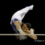 Reiss Beckford on the High Bar Reiss Beckford on the High Bar